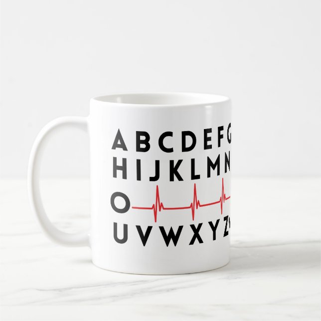 Taza De Café Enfermero de PQRST (Izquierda)