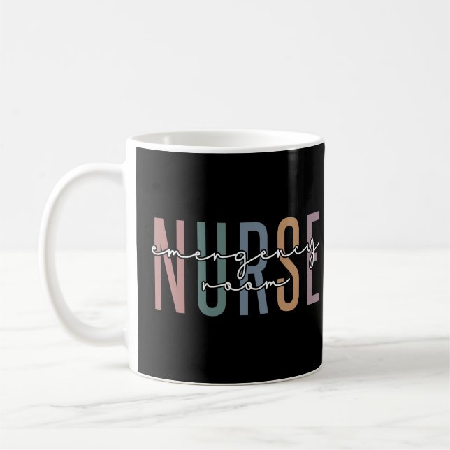 Taza De Café Enfermero de urgencias RN Prestaciones futuras de  (Izquierda)