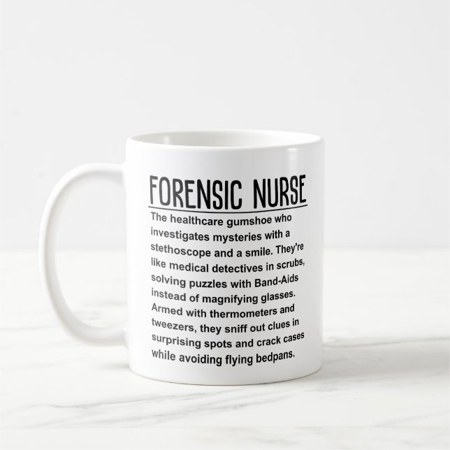 Taza De Café Enfermero forense (Izquierda)