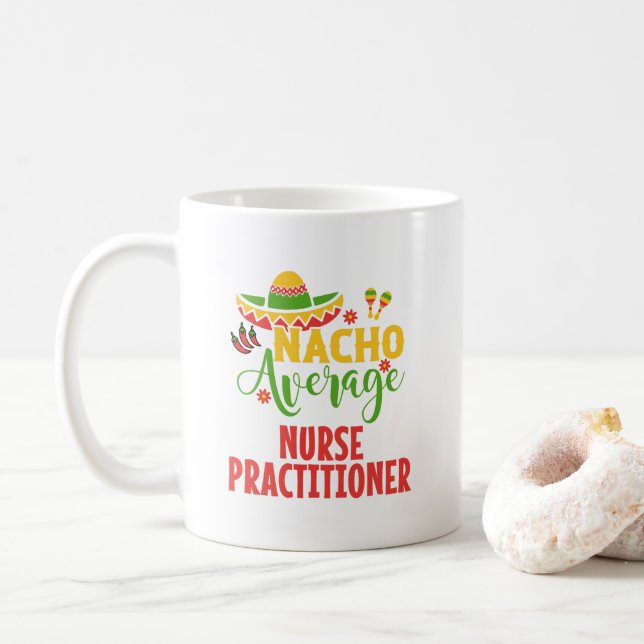 Taza De Café Enfermero Profesional Licenciado por Estudiantes N (Con donut)