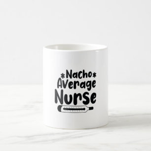 Taza De Café Enfermero promedio de enfermería con regalo de enf