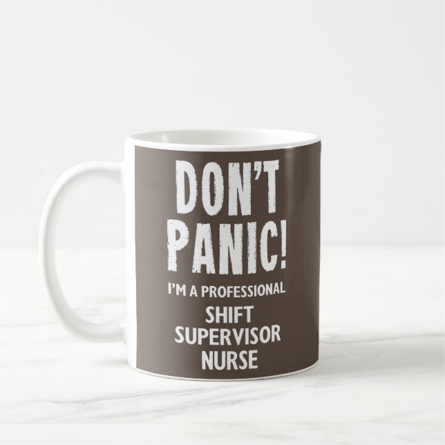 Taza De Café Enfermero supervisor de turno  (Izquierda)