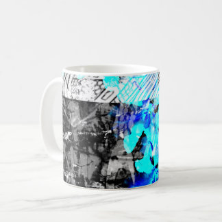 Taza de café "Enfoque Elevado" arte abstracto por 