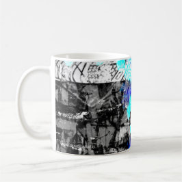 Taza de café "Enfoque Elevado" arte abstracto por 