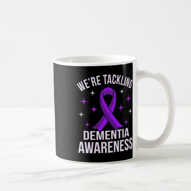 Taza De Café Enfrentamos la conciencia de la demencia de Heimer (Derecha)