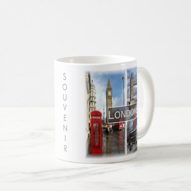 Taza De Café ENG048 LONDRES, Inglaterra, Europa, (Anverso derecho)