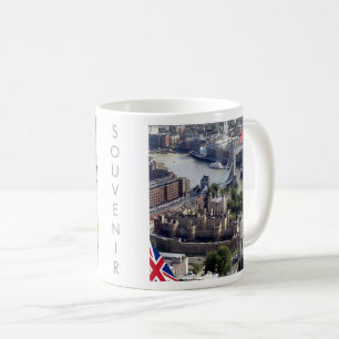 Taza De Café ENG064 LONDRES Panorama, Inglaterra,