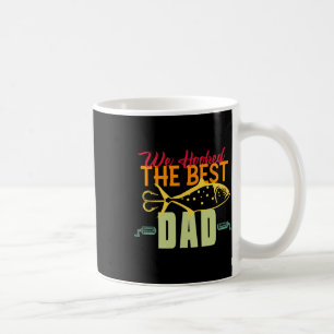 Taza De Café Enganchado El Mejor Papá Pesca Señuelo Vintage Día