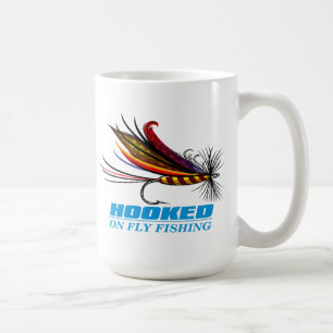 Taza De Café Enganchado en la pesca con mosca