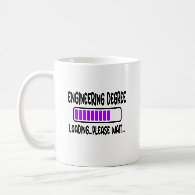 Taza De Café Engineering Major Student Future Engineer Gift (Izquierda)