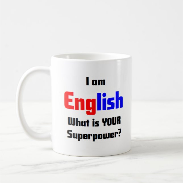 Taza De Café english (Izquierda)