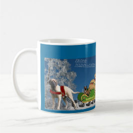 Taza De Café English Mastiff u French Bulldog Frohe Weihnachten