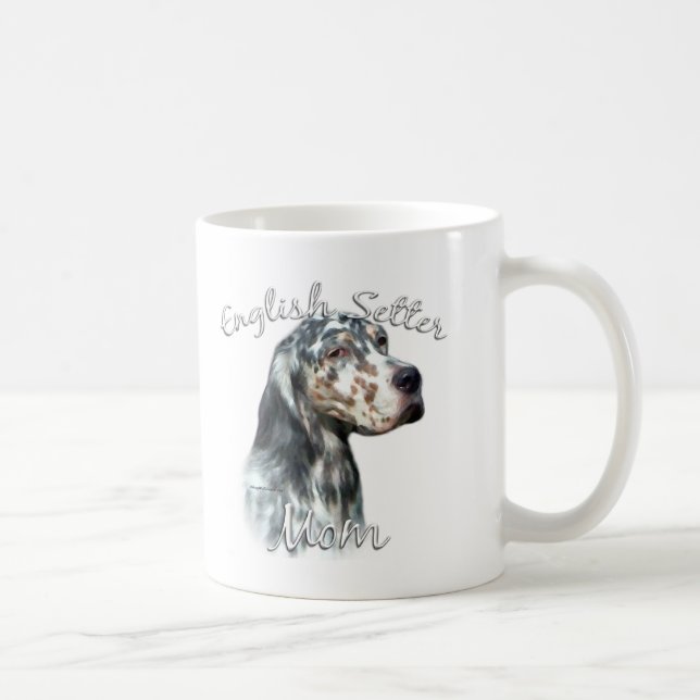 Taza De Café English Setter Mom 2 (Derecha)