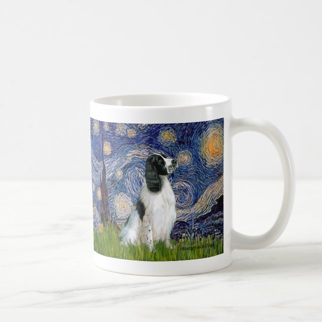 Taza De Café English Springer 7 - Noche estrellada (Derecha)