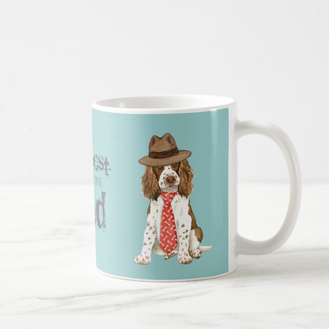 Taza De Café English Springer Dad (Derecha)
