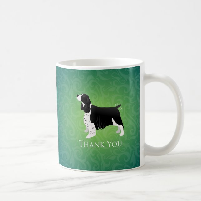 Taza De Café English Springer Spaniel Gracias (Derecha)