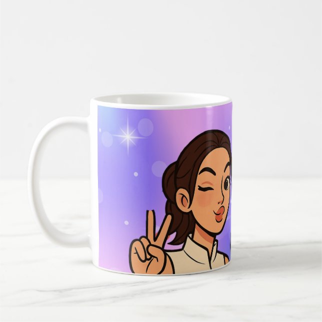 Taza De Café Englot Kazz Awards Fun Pose Cam, Engfa & Charlotte (Izquierda)