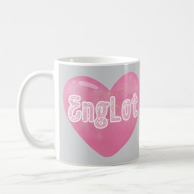 Taza De Café Englot Thai GL Heart Love, Engfa and Charlotte (Izquierda)