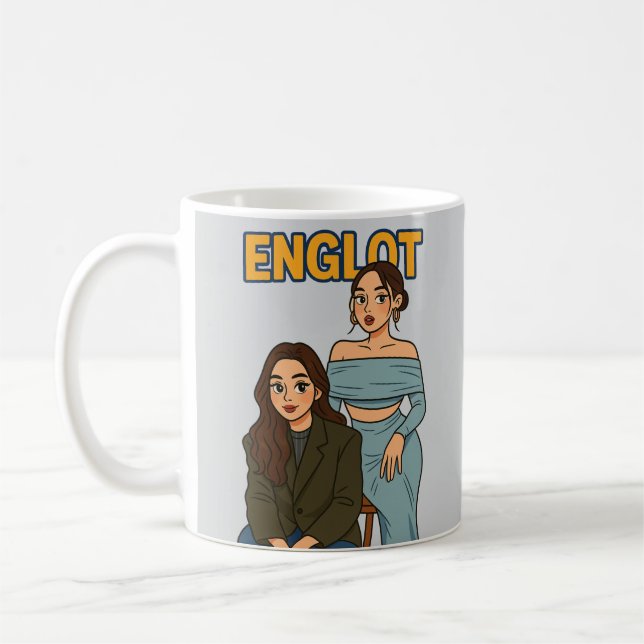 Taza De Café Englot Thai GL Ship Couple, Engfa and Charlotte (Izquierda)