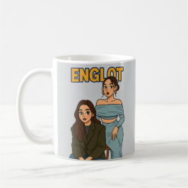Taza De Café Englot Thai GL Ship Pareja, Engfa y Charlotte