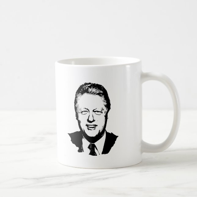 Taza De Café Engranaje de Bill Clinton (Derecha)