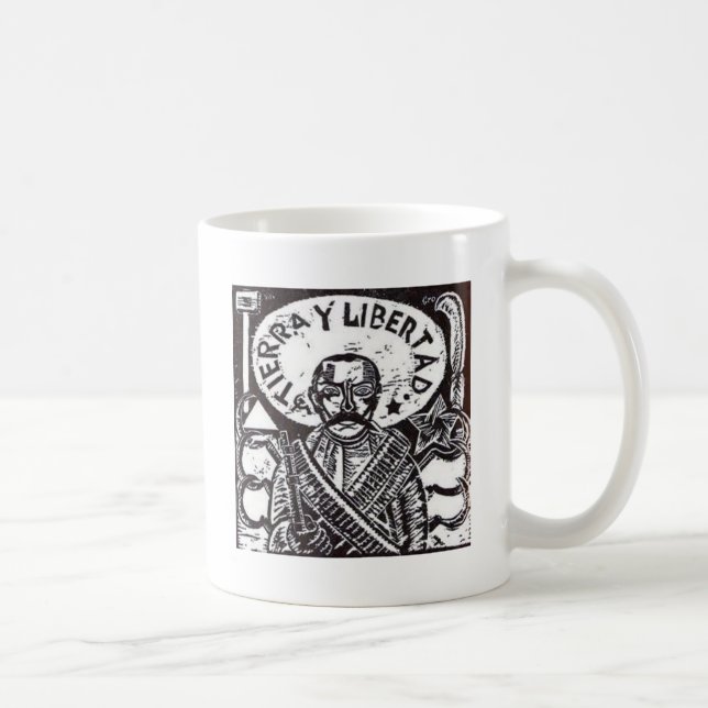 Taza De Café Engranaje de Emiliano Zapata (Derecha)