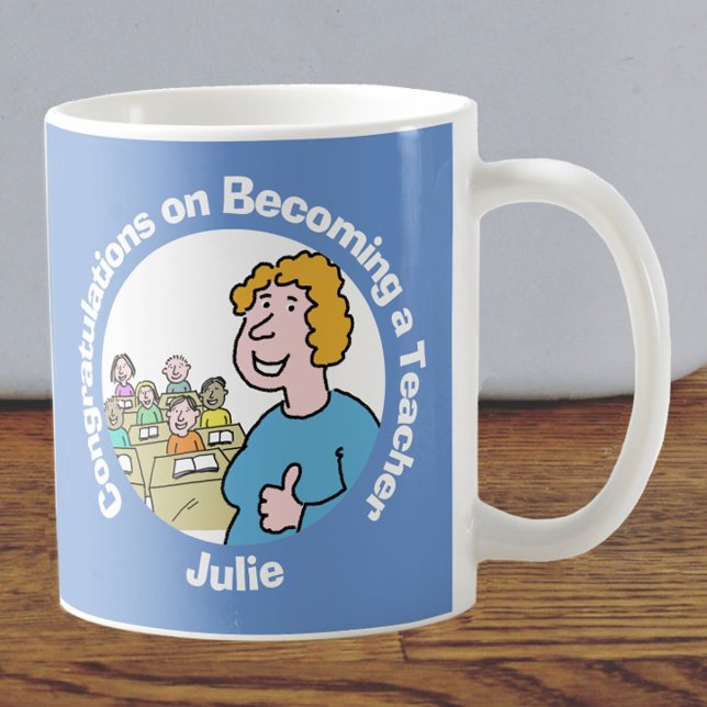 Taza De Café Enhorabuena a profesora (Subido por el creador)