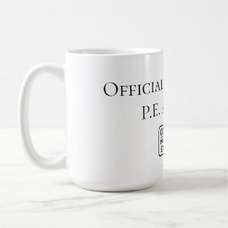 Taza De Café Enhorabuena de Ingeniero Profesional Certificado