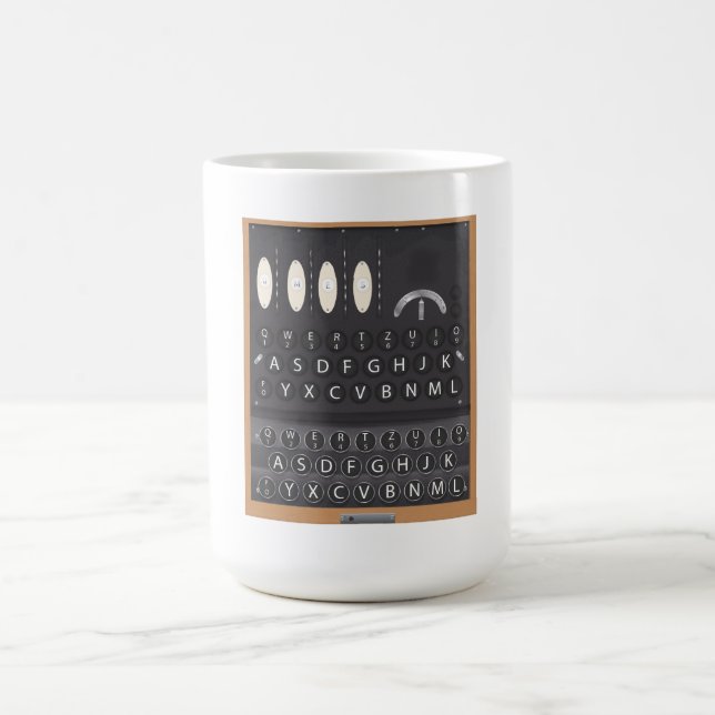 Taza De Café Enigma Machine (Centro)