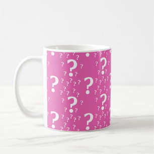 Taza De Café enigma misterioso punto de interrogación rompecabe
