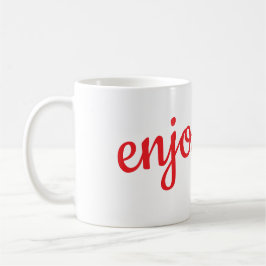 Taza De Café Enjoy life mug