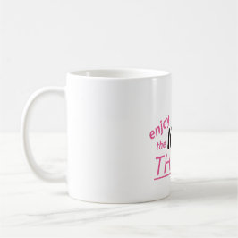 Taza De Café Enjoy the Little Things Quote Art.
