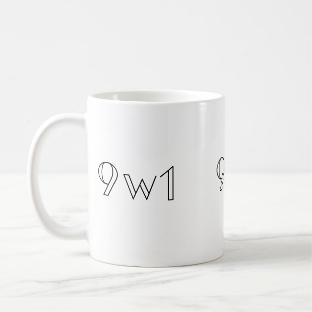 Taza De Café Enneagram 9w1 Mug (Izquierda)