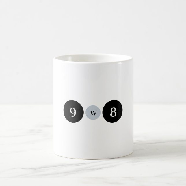 Taza De Café Enneagram 9w8 Mug (Centro)