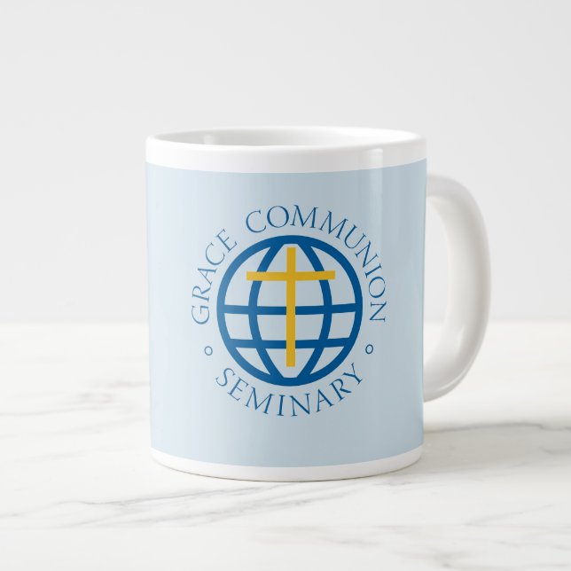 Taza de café enorme - 20 onzas - azul claro (Derecha)