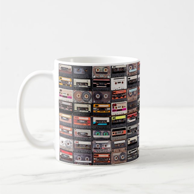 Taza De Café Enorme colección de cintas de audio (Izquierda)