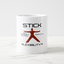 Taza de café enorme de la flexibilidad del palillo