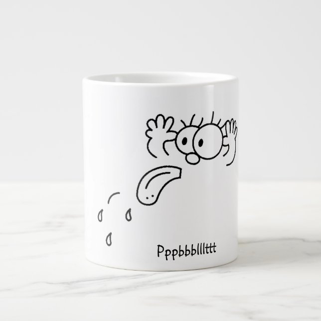 Taza de café enorme de RazzBerry (Frente)