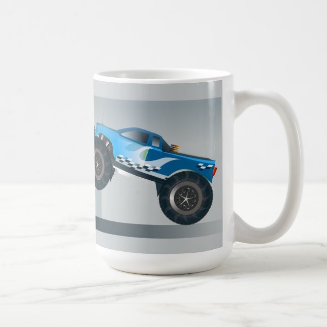 Taza De Café Enorme Monster Truck Speedway (Derecha)