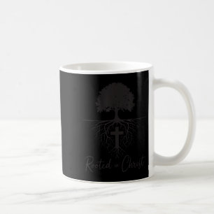 Taza De Café Enraizado en Cristo Niño Cristiano Hombre Dios Hij