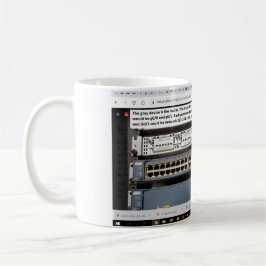 Taza De Café Enrutador CCNA y conmutadores