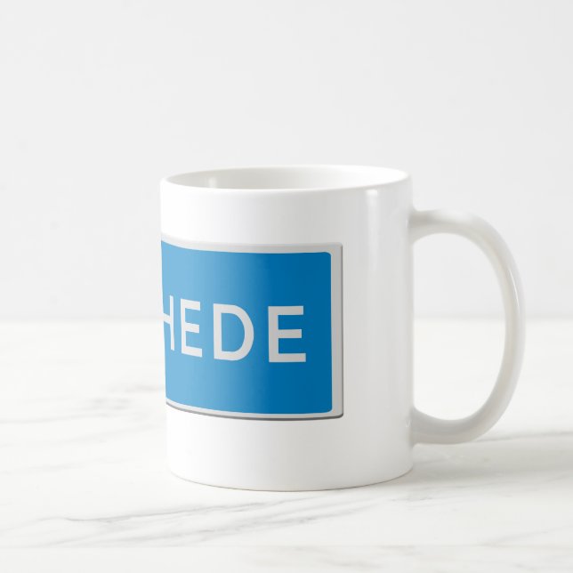 Taza De Café Enschede road sign (Derecha)