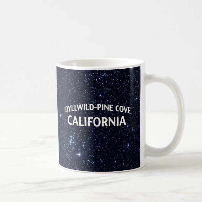 Taza De Café Ensenada California del Idyllwild-Pino (Derecha)