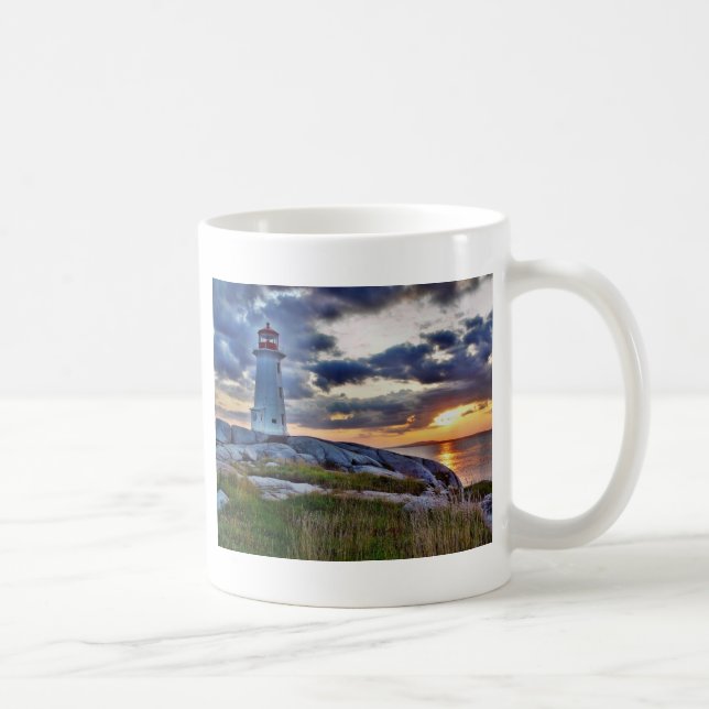 Taza De Café Ensenada Nueva Escocia Canadá de Peggies (Derecha)