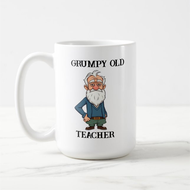 Taza De Café Enseñador viejo gruñón (Izquierda)