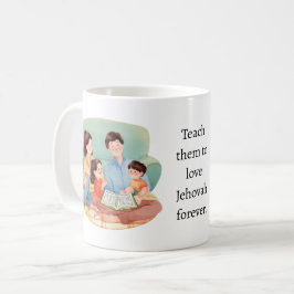 Taza De Café Enséñales a amar a Jehová para siempre.
