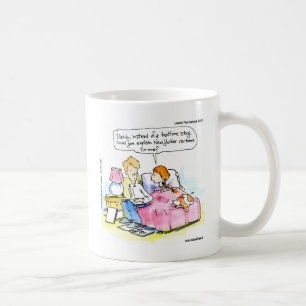 Taza De Café Enséñame a Leer Sátira Papá Divertido