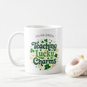 Taza De Café Enseñando encantos afortunados - St. Patrick's per