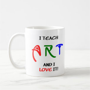 Taza De Café enseñanza de arte y amor