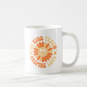 Taza De Café Enseñanza de bondad inspira amor - profesor motiva